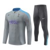 Tottenham Hotspur Quarter Zip Training Huppari 2024-25 Harmaa - Lasten Tottenham Hotspur Quarter Zip Training Huppari 2024-25 Harmaa - Lasten